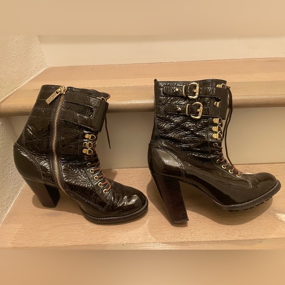 KORS Michael Kors Shoes - Kors Michael Kors Brown Lace-up Boots